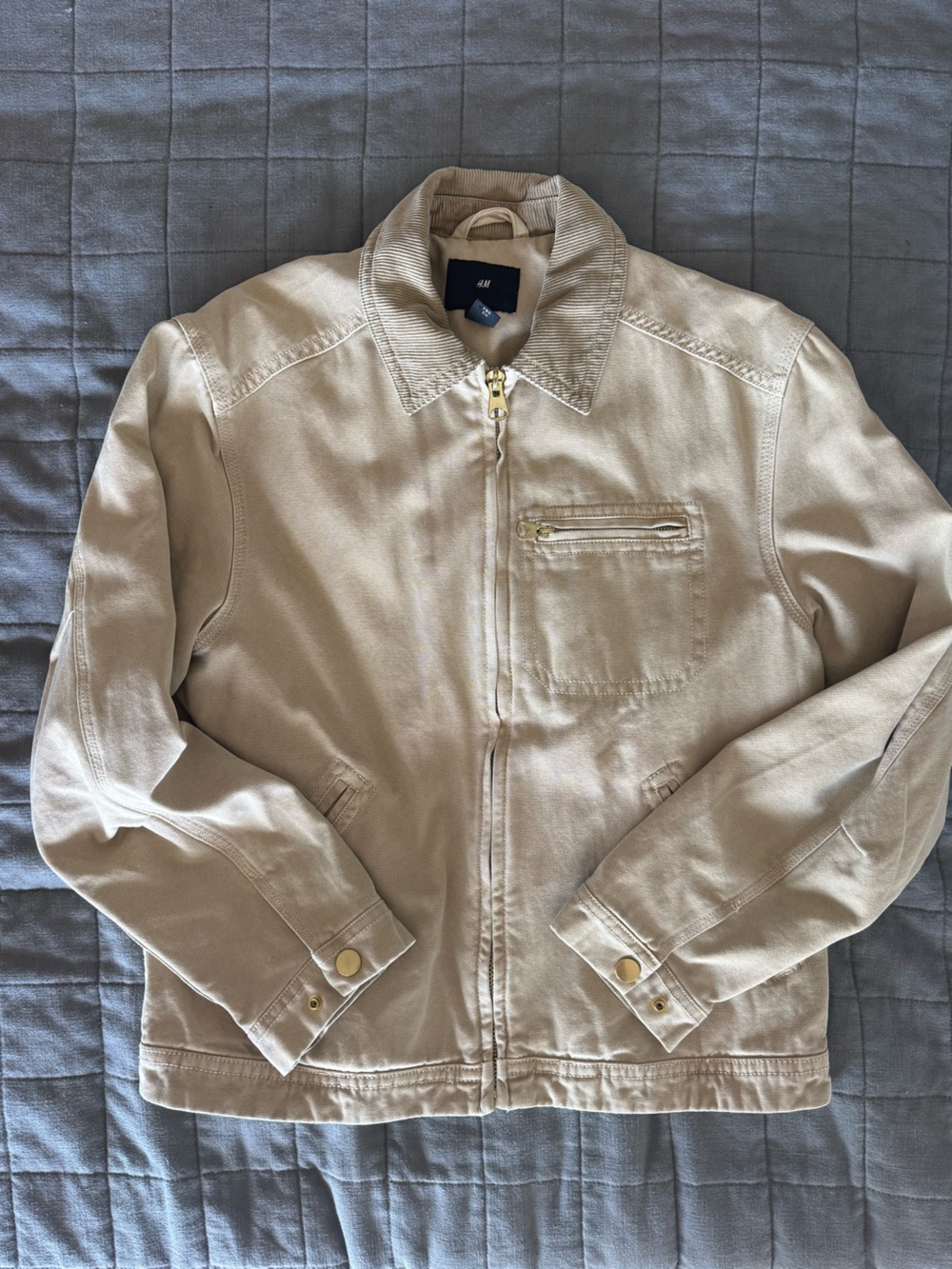 H&M Classic tan barn Zip Jacket
